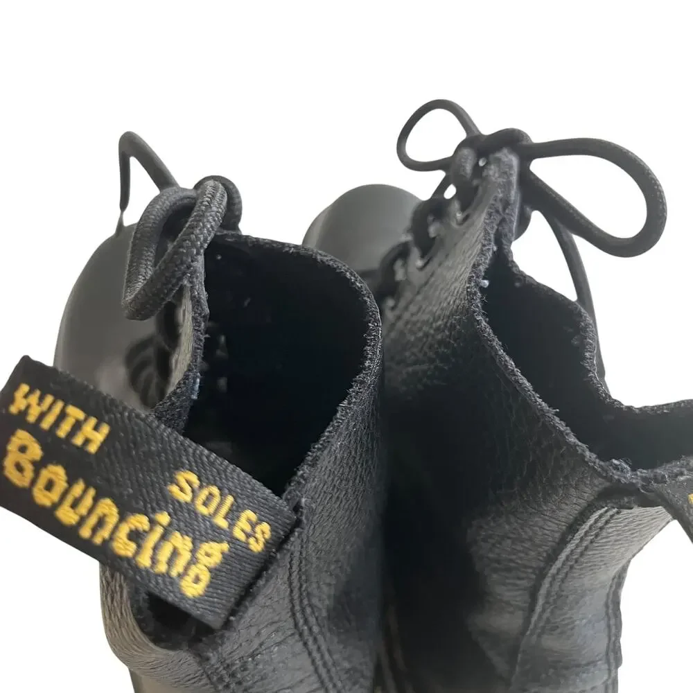 Dr. Martens 1460 Pascal Bex Black Leather Lace Up Boots Women’s Size 5 NWOT